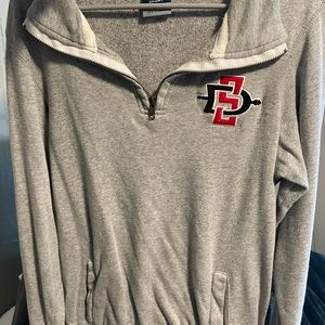 SDSU Aztecs quarter zip sweatshirt